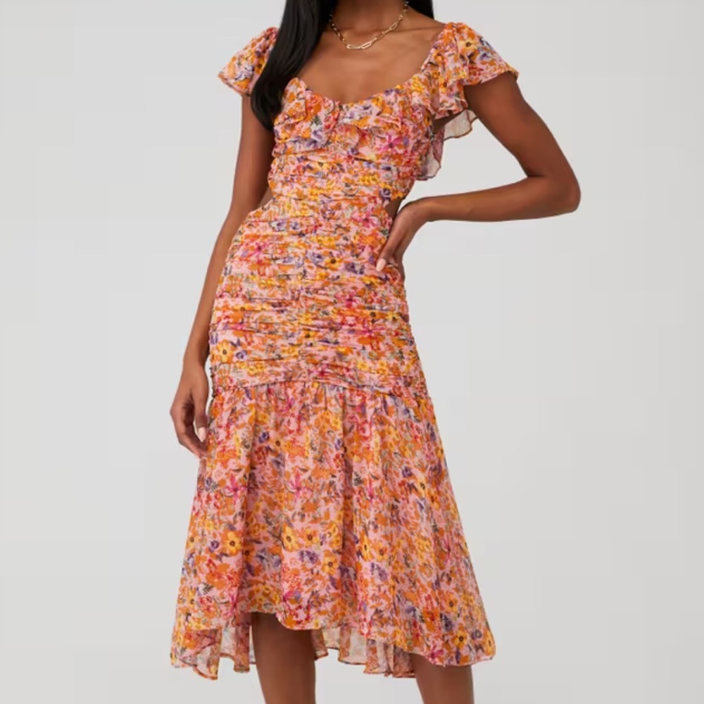 Astr Deveraux floral dress